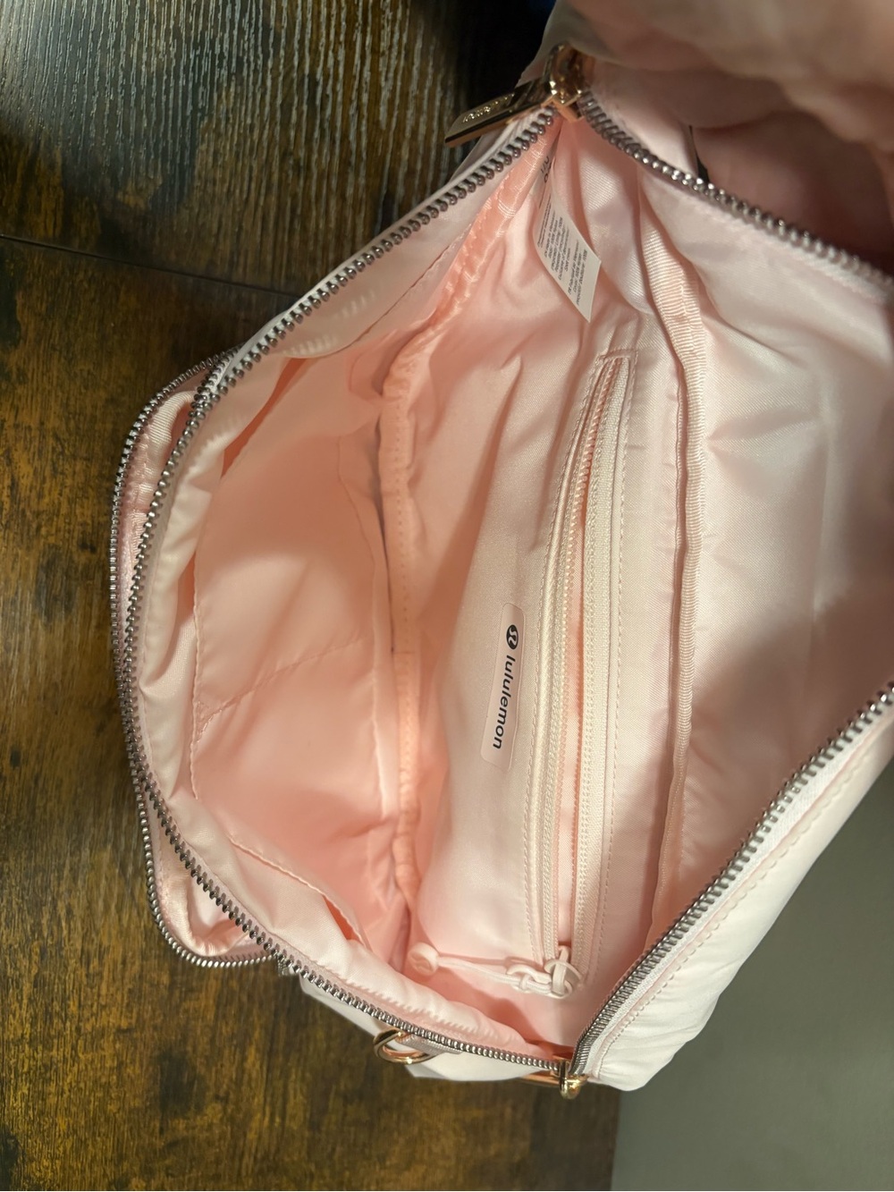 lululemon athletica Light Pink Crossbody Belt Bag with Rose Gold Hardware - Picture 3 of 4
